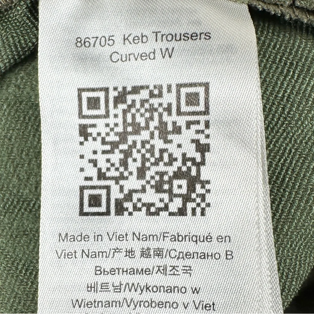 Fjallraven Women’s Keb Trousers Curved - Deep Forest / Laurel Green Size 4 - Picture 4 of 12